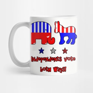 Independents Vote Both Ways Mug